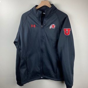 Utah Utes Under Armour Training Jacket - XL - EUC